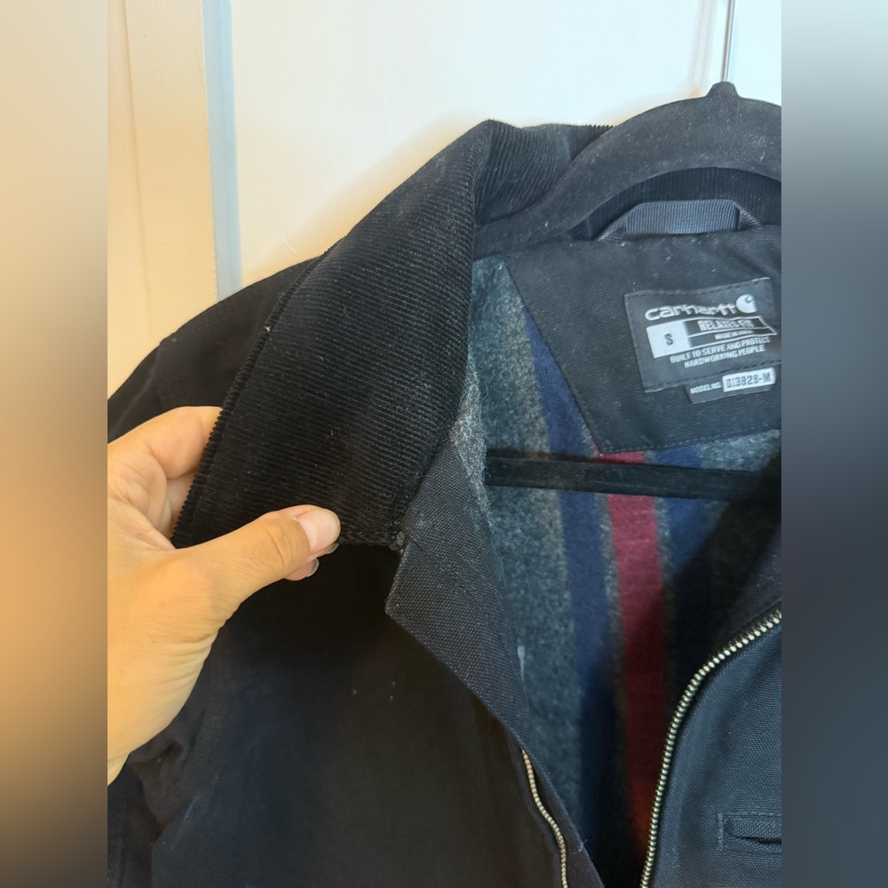 Carhartt Black Detroit Jacket SMALL - Picture 5 of 9